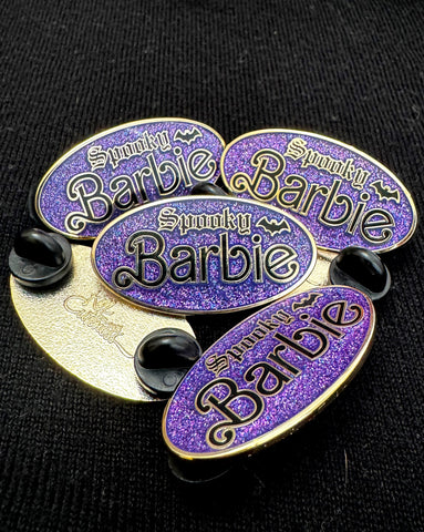 Spooky Barbie Enamel Pin